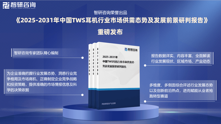 市场运行动态及投资前景预测报告—智研咨询long88龙8国际中国TWS耳机行业(图2)